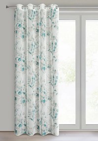 ZÁVES NA KRÚŽKOCH AVA 140X250 CM LISTY