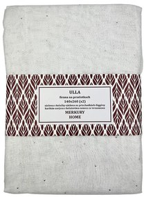 Záclona na priechodkách Ulla polyester biela 140x260 Merkury Home II/22