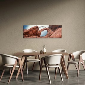 Obraz - Nevada (s hodinami) (90x30 cm)