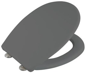 WENKO 24572100-WC sedátko VORNO NEO 46x37 cm sivá/strieborná