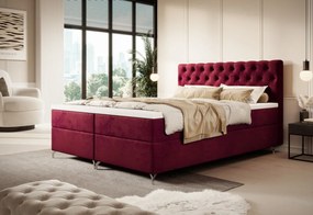 Čalúnená posteľ boxspring FESTER 2 - monolith 92 / 180x200