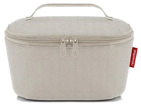 Reisenthel Termotaška Coolerbag S pocket herringbone sand