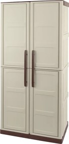 Plastová upratovacia skriňa S Line, 700 x 390 x 1650 mm