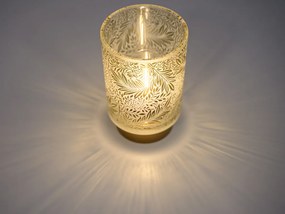 Sklenená LED dekorácia SOLUNA Veľkosť: S