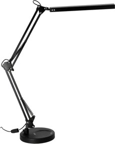 BRILAGI - LED stmievateľná stolová lampa 2v1 USB VARIO LED/14W/5V 3000-6000K čierna