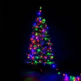 VOLTRONIC Vianočná reťaz 5 m, 50 LED, farebná, ovládač