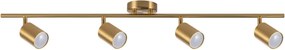 LED RGBW stmievateľné bodové svietidlo GOLDIE 4xGU10/4,8W/230V zlaté
