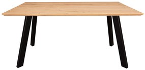 Dubový stôl Loft 90x180 cm Detroit prírodný dub