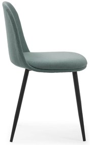 Tyrkysové jedálenské stoličky v súprave 4 ks Malila – Marckeric