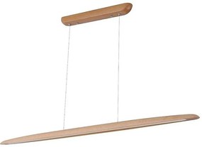 LED Luster na lanku LED/22W/230V 4000K 130 cm buk/masív