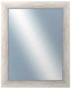 DANTIK - Zrkadlo v rámu, rozmer s rámom 40x50 cm z lišty PAINT biela veľká (2960)