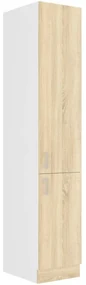 Potravinová skriňa SABRYA - šírka 40 cm, dub sonoma / biela