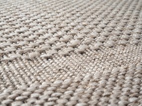 Devos koberce Kusový koberec Floorlux 20329 Silver/Black – na von aj na doma - 60x110 cm