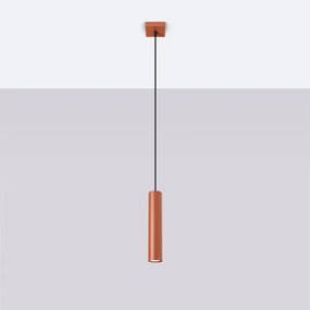 Sollux SL.1489 - Luster na lanku LAGOS 1xGU10/10W/230V červená