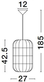 Rustikálny luster Griffin 27 ratan
