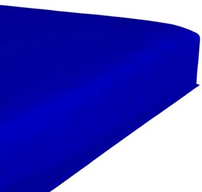 Posteľná plachta jersey tmavo modrá TiaHome - 90x200cm