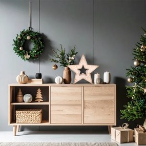 Brilagi - LED vianočná dekorácia LED/2xAA 38x40 cm hviezda