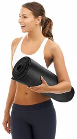 Podložka na jogu s prenosnou taškou navyše, 3 rôzne farby- čierna