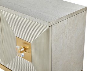 Komoda Stilig ST363 100 cm šampanská/zlatá