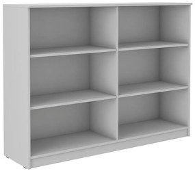 Komoda vysoká otvorená sivá (860)