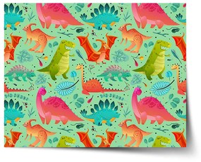 Sablio Plagát Dinosaury v tráve - 60x40 cm
