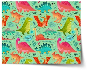 Sablio Plagát Dinosaury v tráve - 60x40 cm