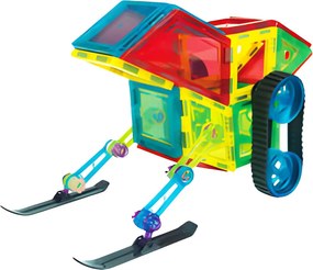 MULTISTORE Magnetická stavebnice 70 dílků pro děti od 3 let – kreativní 2D a 3D