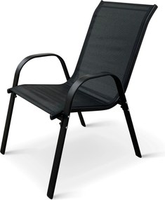 Noela Záhradný jedálenský set Wilder + 4x kovová stolička Ramada