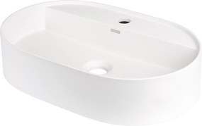 Deante Umývadlo na dosku Silia 55x35 cm - CQS AU6B, granit, alabaster