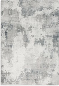 Koberec Anemon, 80x150 cm, strieborná