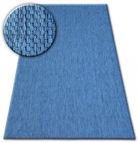 Kusový koberec Flat modrý 200x290cm
