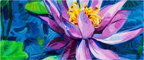 Obraz lekna na vode (120x50 cm)