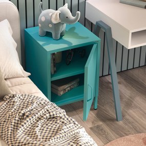 Nočný stolík MIA, 424 x 595 x 400 mm, Modern: morská farba