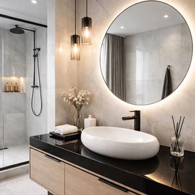 Rea Melania, umývadlo na dosku 60x41x14,5 cm, biela lesklá, REA-U0656