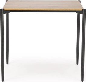 Jedálenský set pre 2 osoby NANDO dub prírodný/čierny