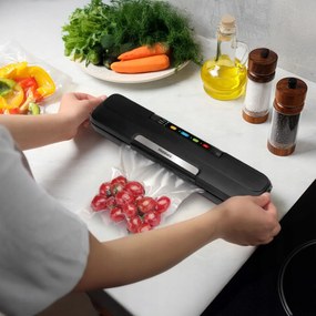 WEBBER Vákuová zváračka na balenie potravín 110W príslušenstvo čierna