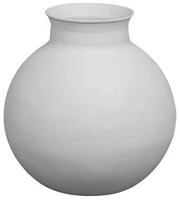 Kovová váza givici ø 43 cm biela MUZZA