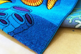 Detský koberec Smart Kids 22308 BLUE – modrý s motívom rýb Rozmer: 160x230 cm