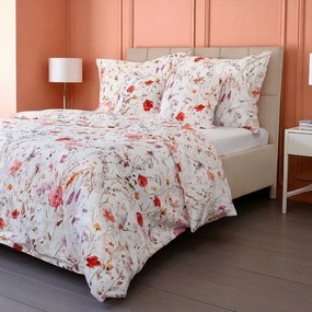 Kvalitex Prodloužené saténové povlečení 140x220, 70x90cm Luční tanec