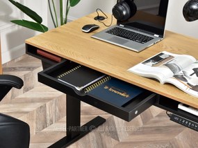 PC stolík Osto 120 (dub čierny + biela). Vlastná spoľahlivá doprava až k Vám domov. 1109816