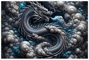 Obraz – Drak v dyme (90x60 cm)
