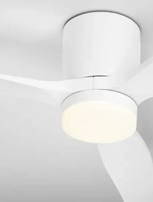 LED biele designové stropné svietidlo Aloa s diaľkovým ovládaním