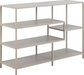 XXXLutz REGÁL, sivá, oceľ, 114/78/35 cm MID.YOU - Online Only drobný nábytok - 001749018690