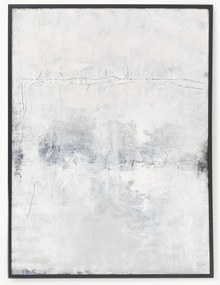 Ručne maľovaná nástenná dekorácia v drevenom ráme Simple Living