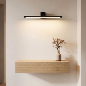 Toolight Toolight, LED nástenné svietidlo, 60cm, 12W, 4000K, 1000lm, SWE050-1W, čierna matná, OSW-20150