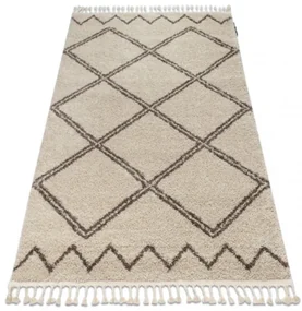 Koberec BERBER ASILA B5970 krém / hnedý Fredzle berber marokánsky
