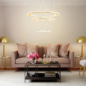 Toolight Toolight, LED stropné svietidlo 46cm, 100W, LED G041-3CP, zlatá matná, OSW-06308