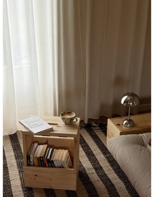 Nočný stolík z borovicového dreva v prírodnej farbe Grab It – Karup Design