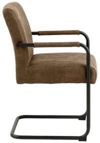 Hnedé jedálenské stoličky v súprave 2 ks Adele – Actona