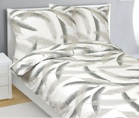 Bellatex Bavlnené obliečky Pierko, 140 x 200 cm, 70 x 90 cm